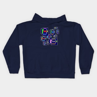 Geometric Abstraction Number 1_2 Kids Hoodie